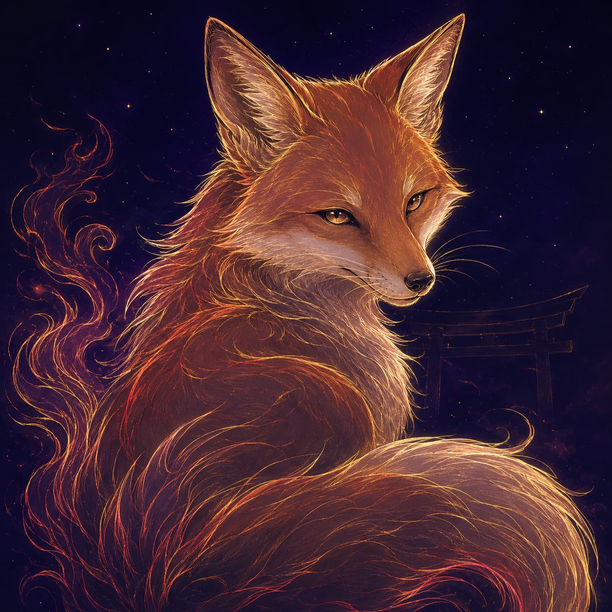 狐のイラスト